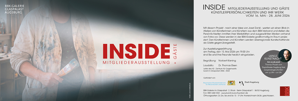 Banner Vorankündigung A0 für alle BBK Ausstellung 2025